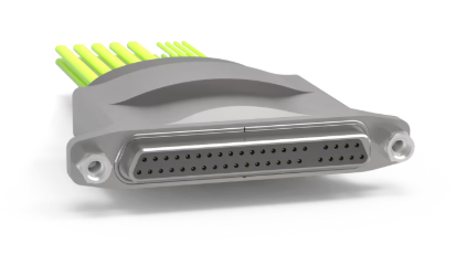 AirBorn MicroSI 系列 金屬機身高速 Micro-D 連接器