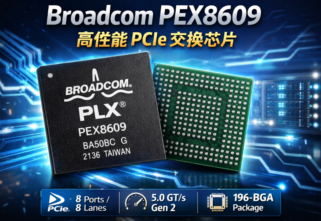 Broadcom PEX8609 PCIe交換芯片