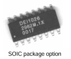DEI1026航空電子六通道離散信號(hào)轉(zhuǎn)數(shù)字信號(hào)接口芯片